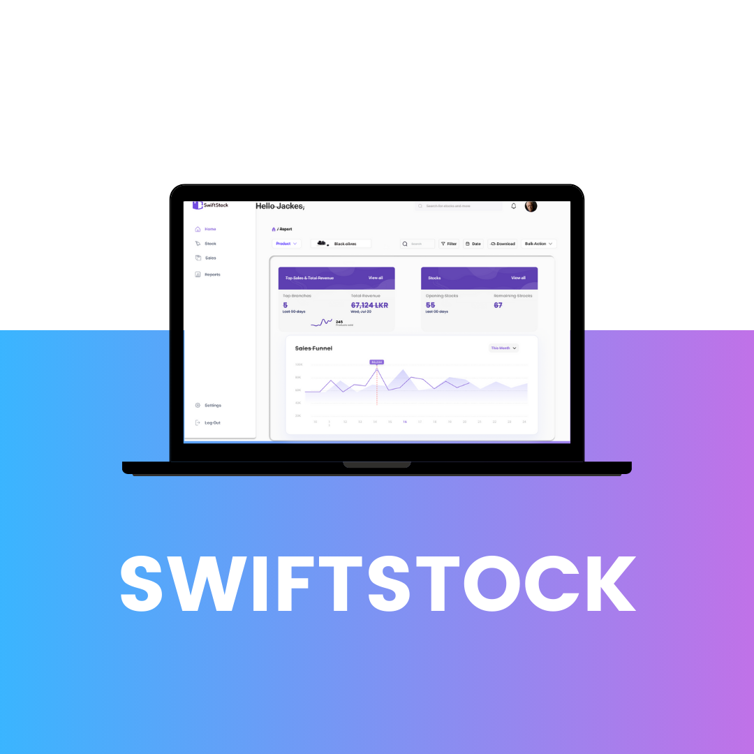SwiftStock Retail Inventory UI UX Design