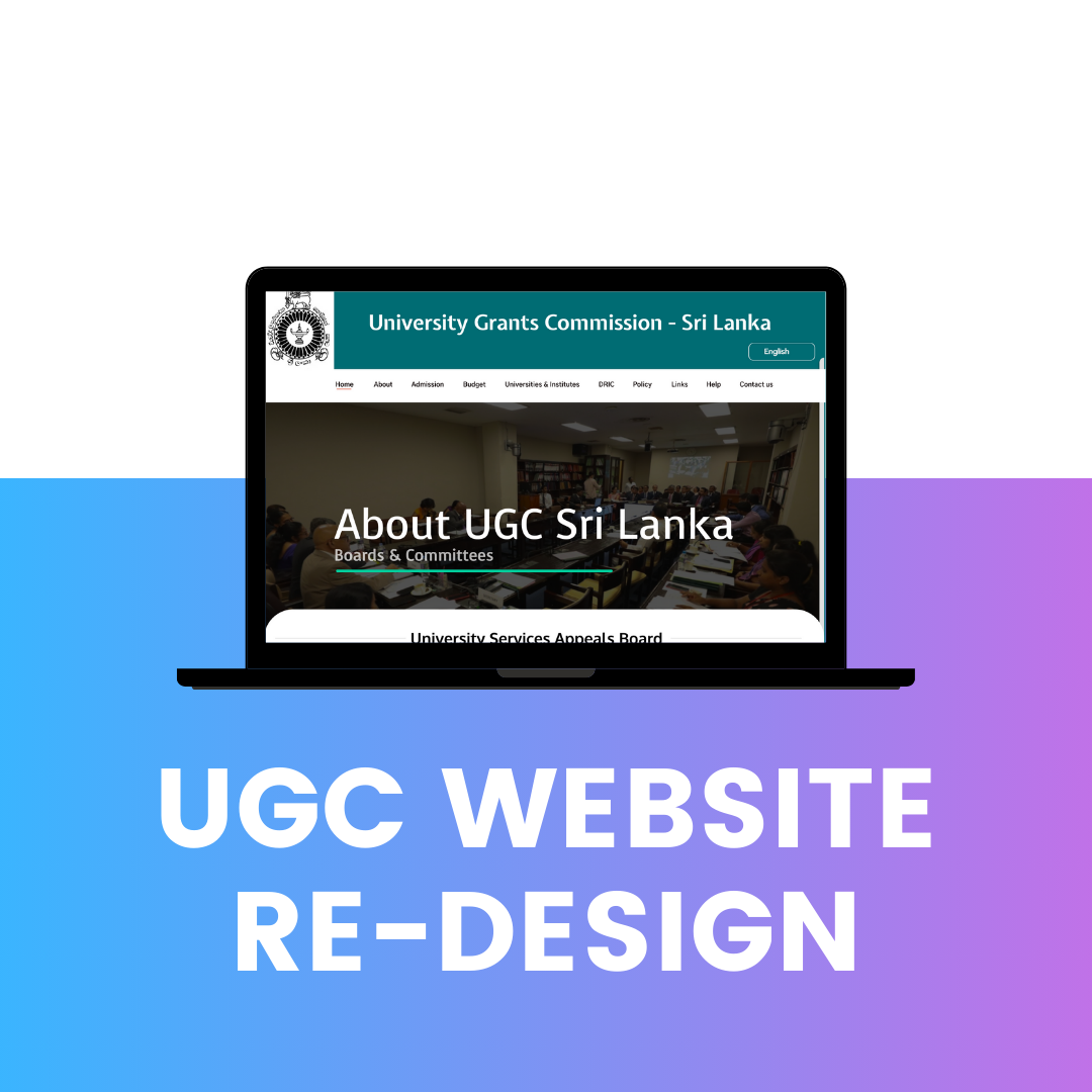 UGC Sri Lanka Website Redesign