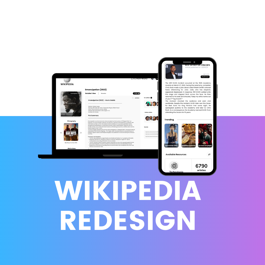 Wikipedia Website Redesign